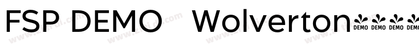FSP DEMO   Wolverton字体转换